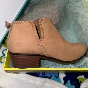 Jack Rodgers Booties Layla Nubuck size 8